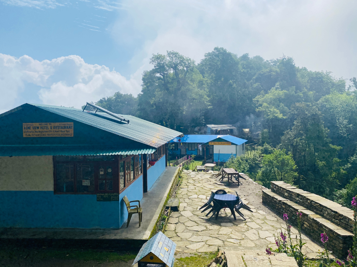 Dudkhara Teahouse way to Forest Camp During Mardi Trek