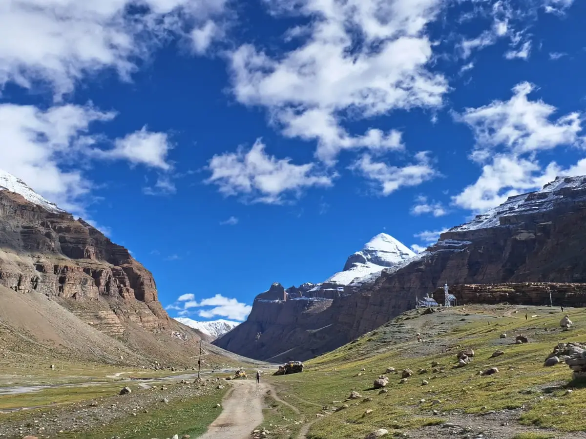 Beautiful Himalayan Landscape During the Kailash Mansarovar Trip