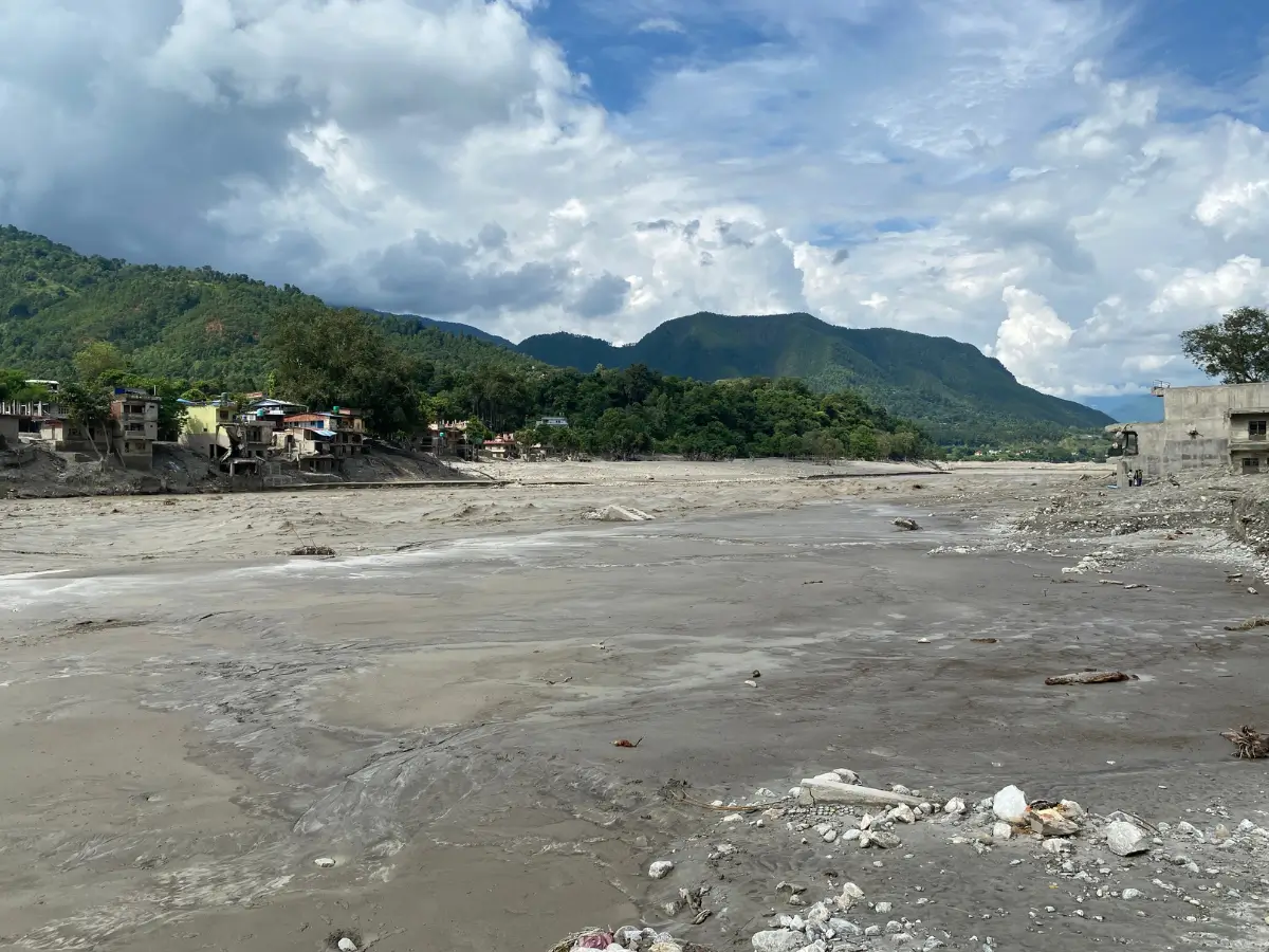 Dhunge Bazaar Buwakot Affect Area of Bhotekoshi Flood