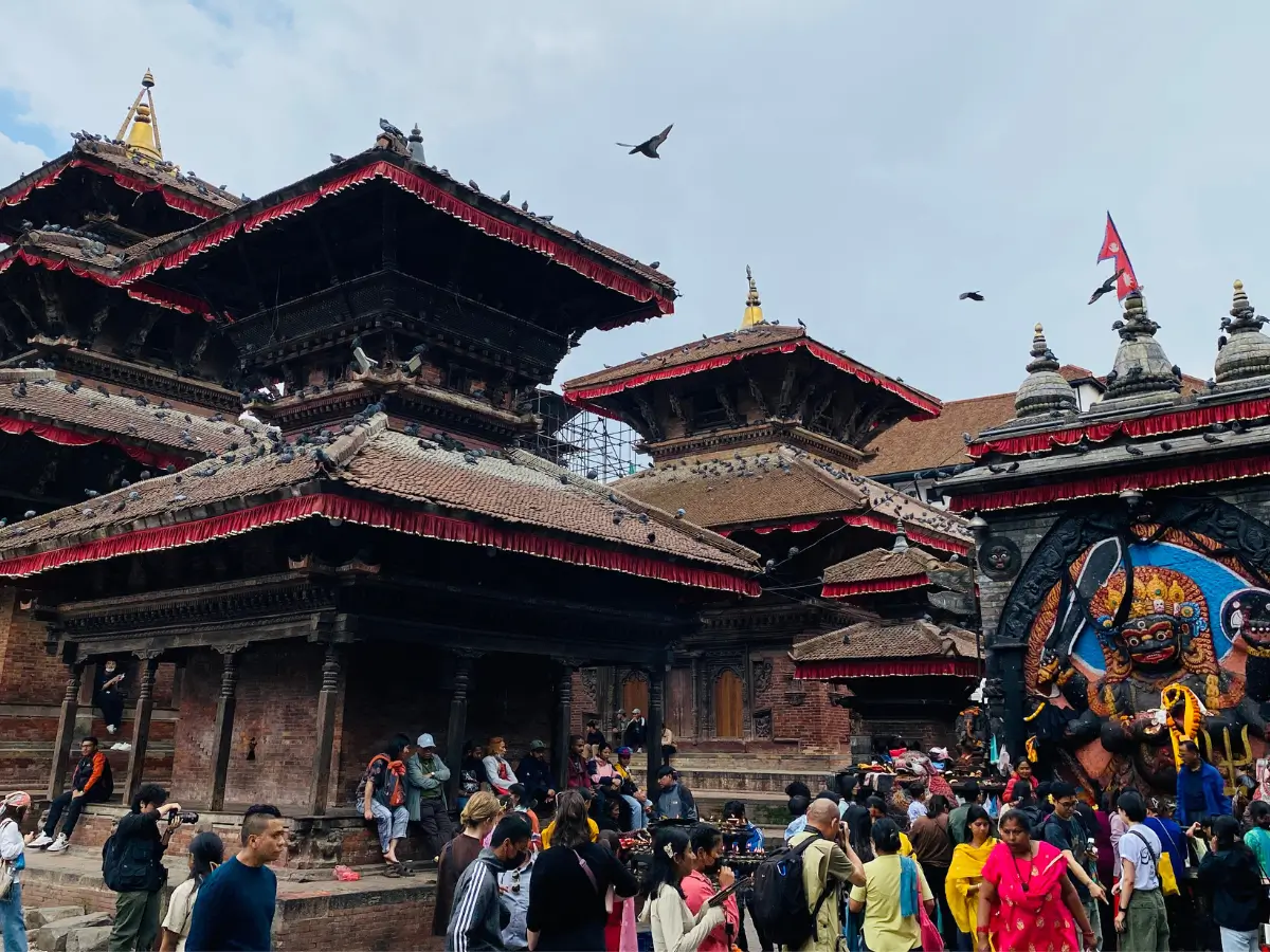 Karl Bhairab ans Surroundings in Kathmandu Durbar Square